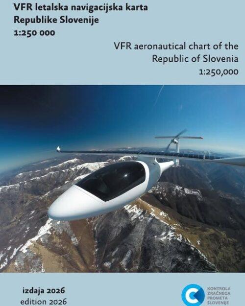 VFR LETAL.NAVIG.KARTA RS 2026 PLASTIFICIRANA